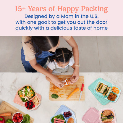 Bentgo Easyboxes 3-Compartment Food Containers 8-Piece Set