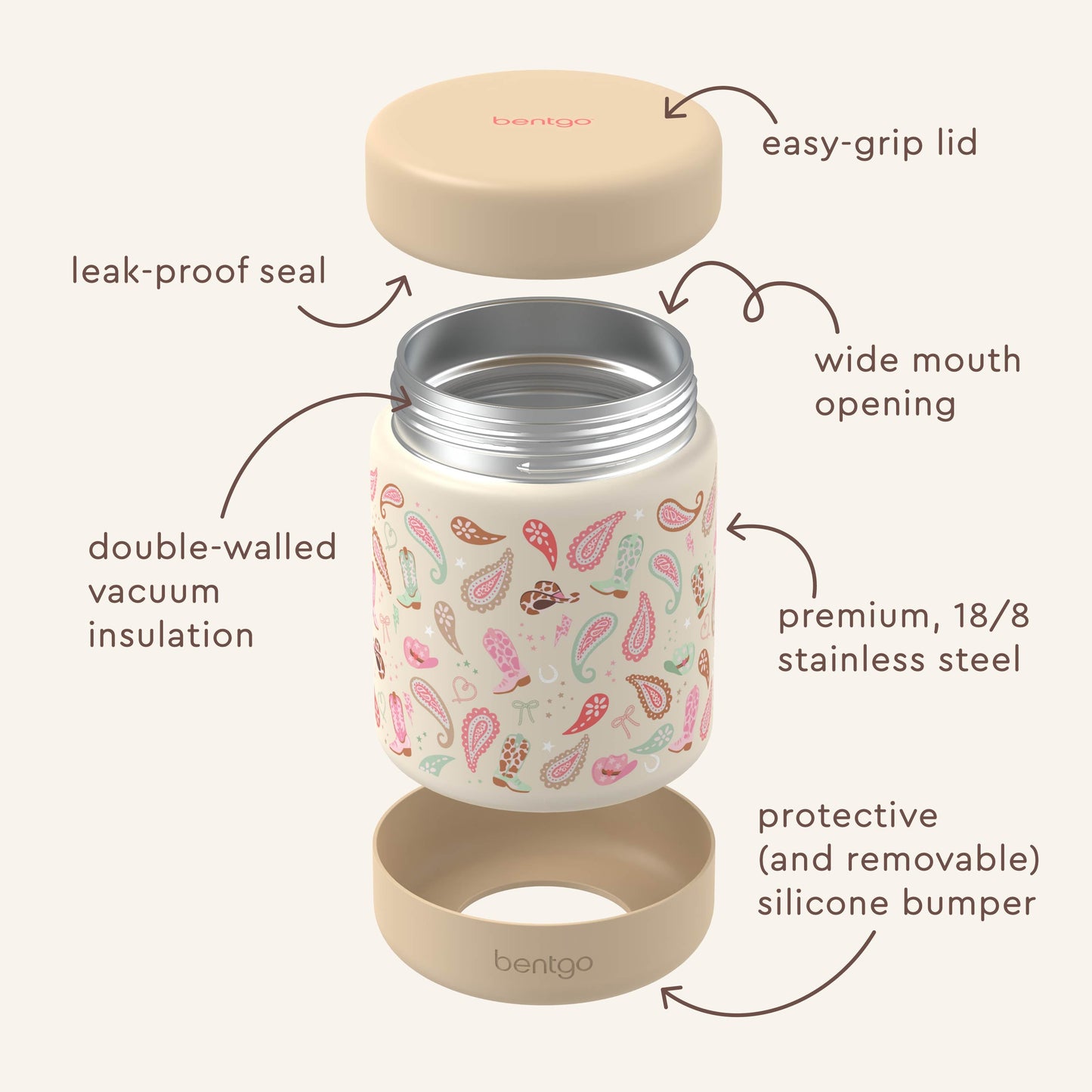 Bentgo Kids Stainless Steel Food Jar