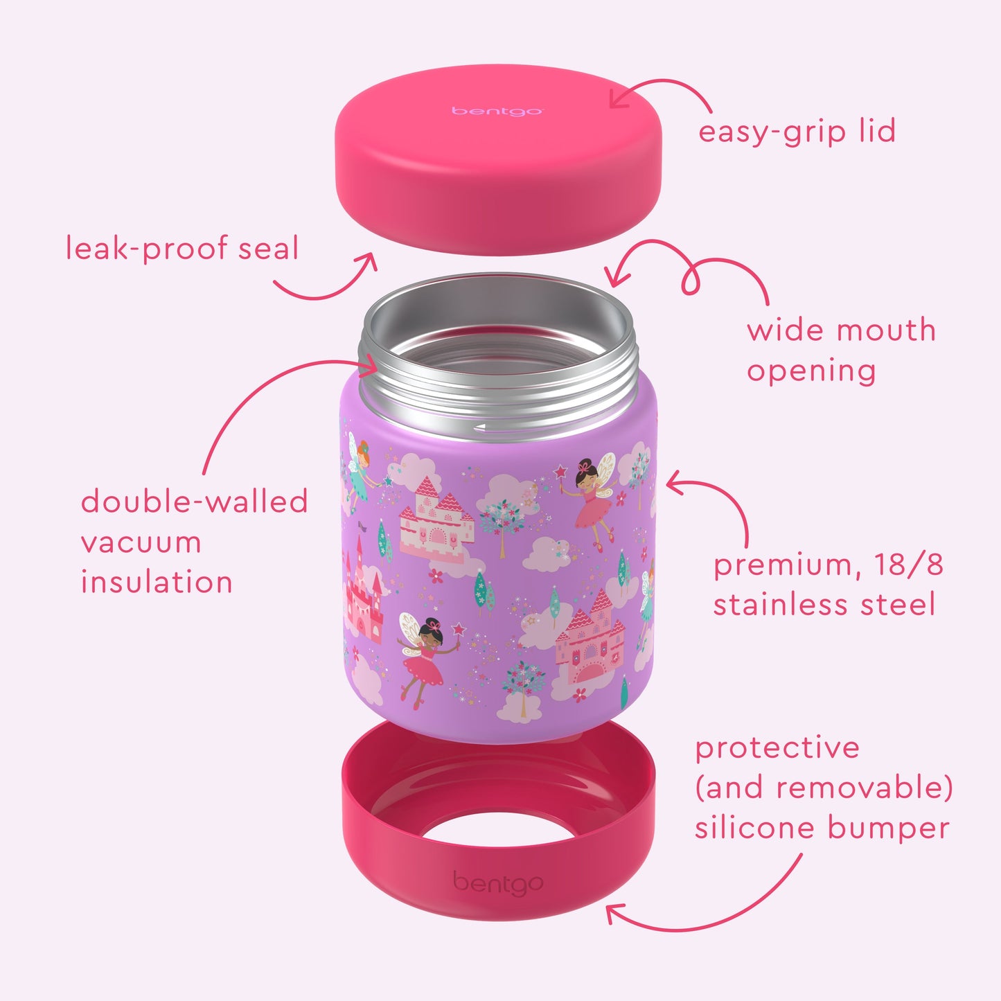 Bentgo Kids Stainless Steel Food Jar
