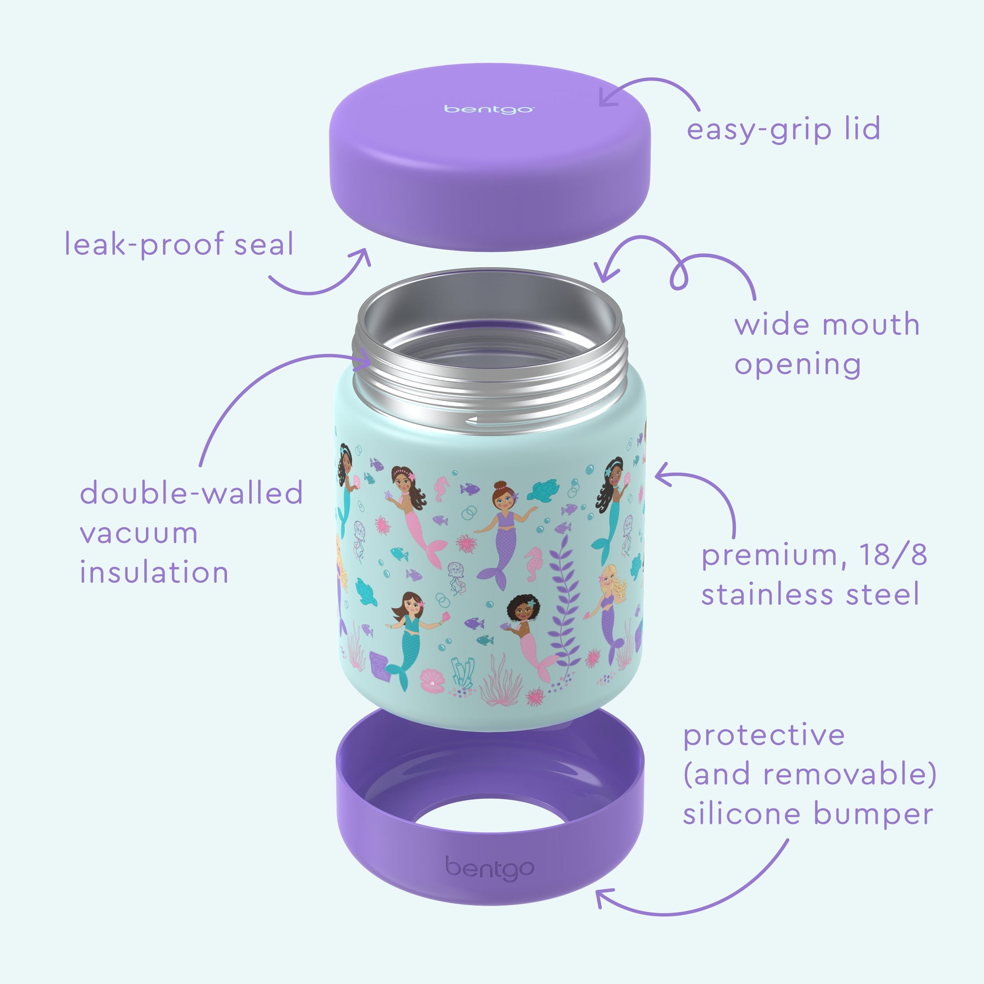 Bentgo Kids Stainless Steel Food Jar
