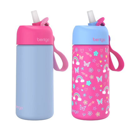 Bentgo Kids Stainless Steel Insulated Water Bottle (2-Pack)