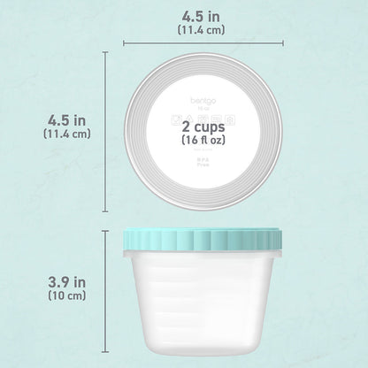 Bentgo Prep Twist-Top Fluid Ounce Containers (20-Piece)