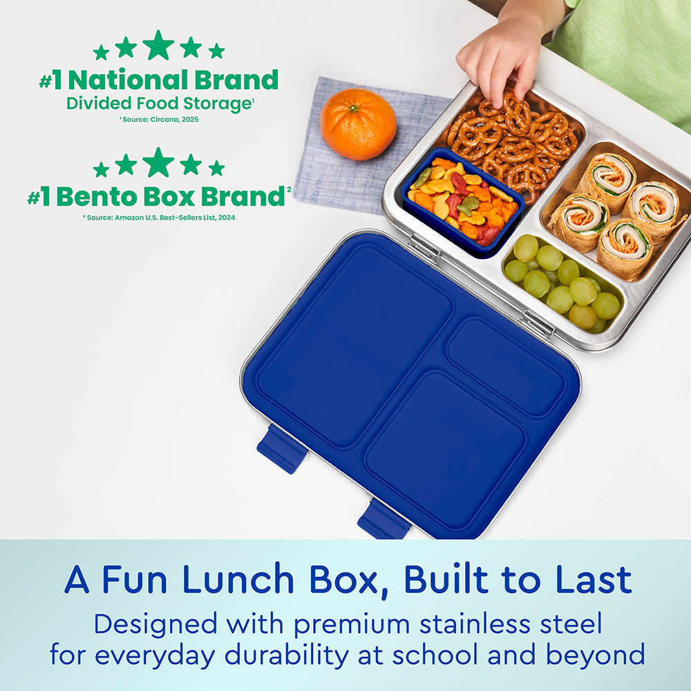 Bentgo Kids Stainless Steel Prints Lunch Box