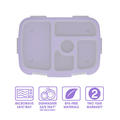 Bentgo Kids Prints Tray with Transparent Cover