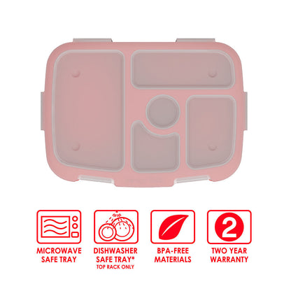 Bentgo Kids Prints Tray with Transparent Cover